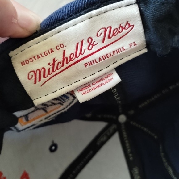 Mitchell & Ness Navy and Blue Oklahoma City Thunder Hat - Picture 10 of 15